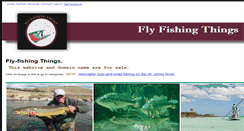 Desktop Screenshot of flyfishingthings.com